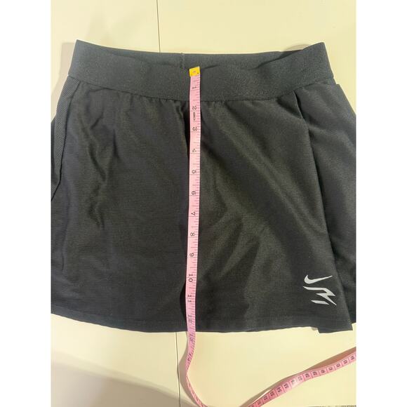 Nike Dri-Fit Kids Large Tennis Sport Skort Black Neutral Athletic Team School - Picture 7 of 8